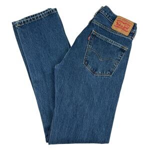 Levi’s 505 Regular Fit Jeans 32x36 Straight Leg Blue Denim